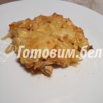 Куриная грудка под сыром, с чесноком и горчицей